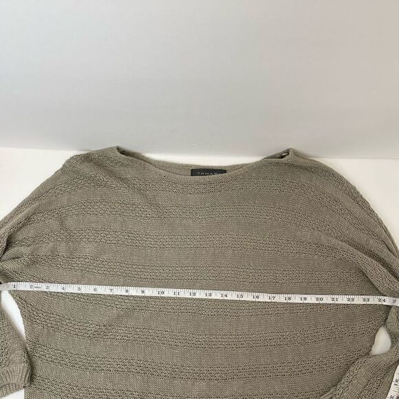 Tahari| 100% Linen | Pullover| Crotchet knit| Medium - Picture 5 of 12